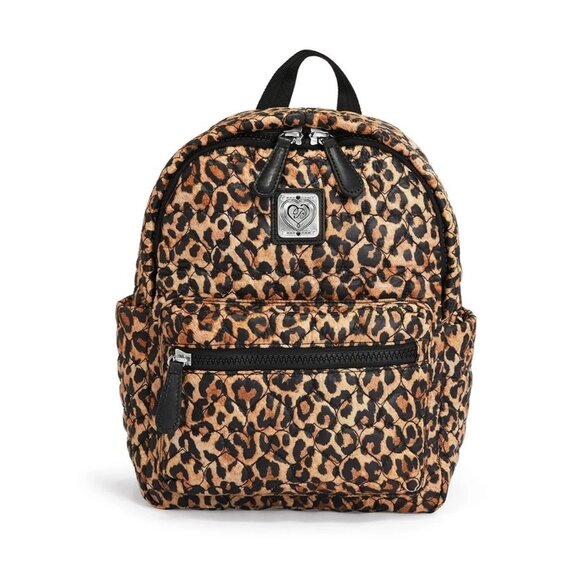 Brighton Heart to Heart  Kingston Leopard quilted Backpack NWT $325 main image 7
